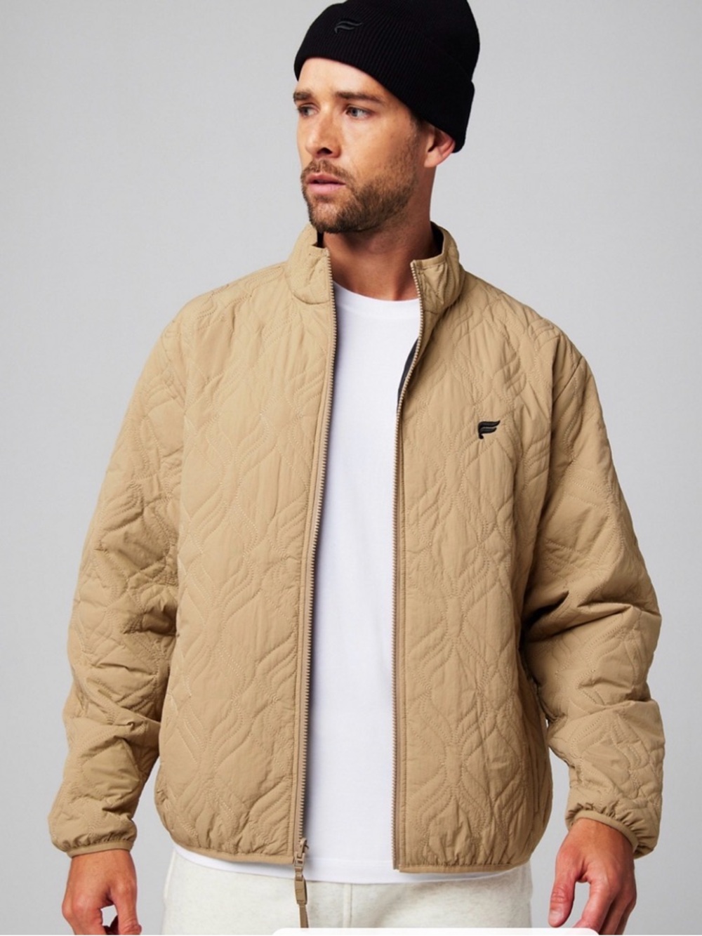 Men’s Fabletics The Switch Loft Reversible Jacket - Large P2P 24” Len 27” NWOT